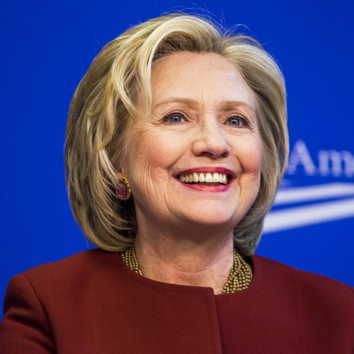 Former U.S. Secretary of State Hillary Clinton  takes part in a Center for American Progress roundtable discussion on "Expanding Opportunities in America's Urban Areas" in Washington.